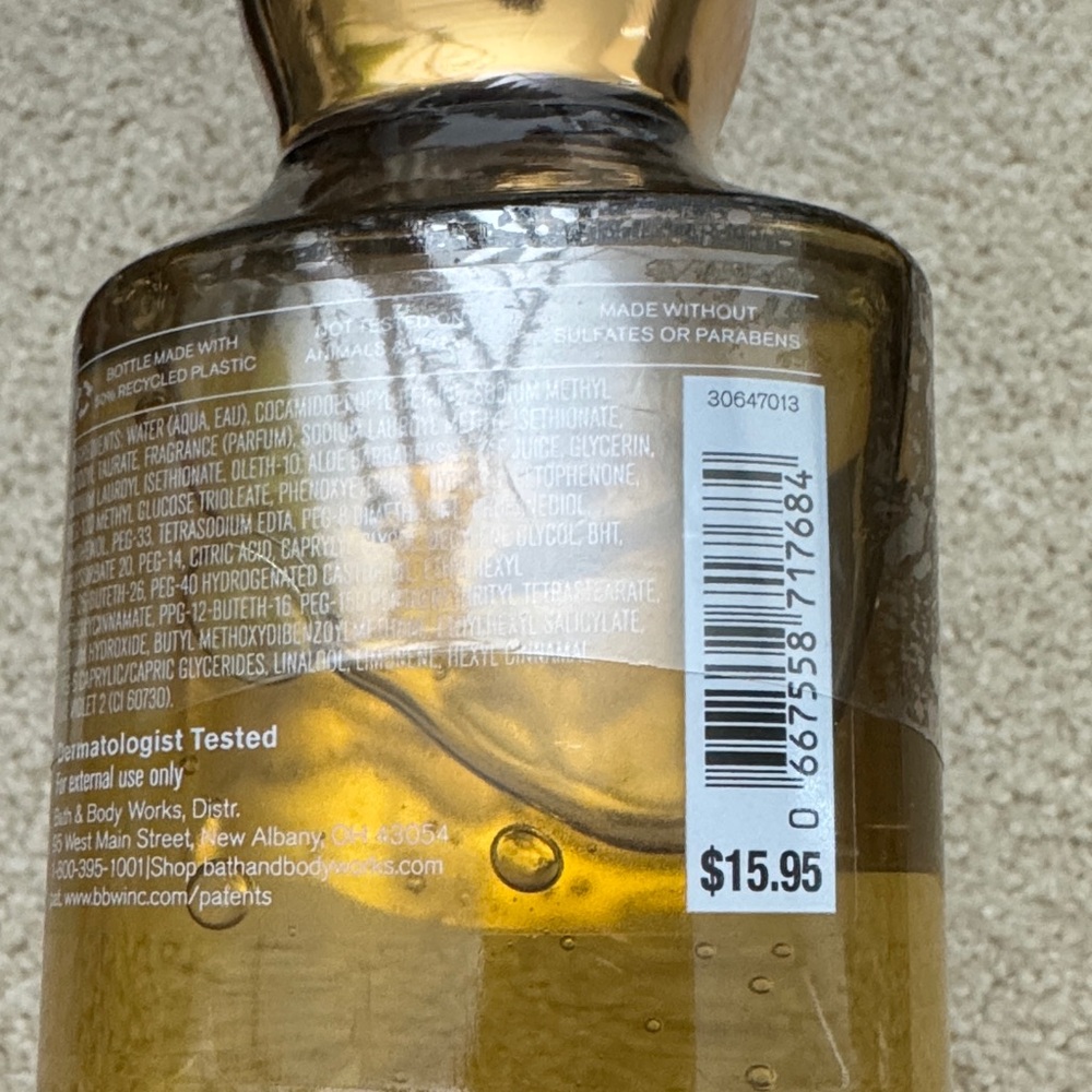 Bath & Body Works Golden Berry Mistletoe Body Wash NEW - Picture 7 of 7